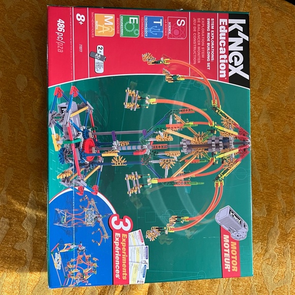 K’NEX EDUCATION -STEAM EXPLORATION SWING RIDE Learning creativity 486 piece SET - Picture 4 of 6